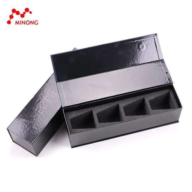 Kotak Penutupan Magnetik Kertas Hitam