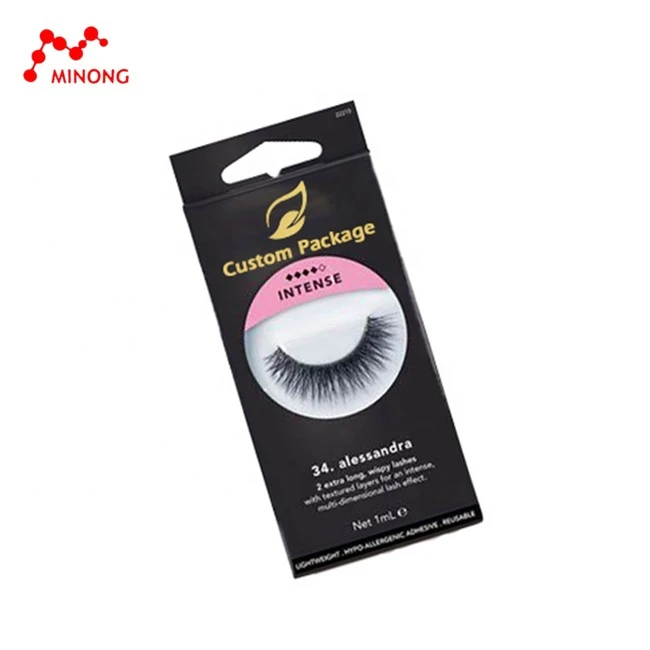 False eyelashes boxes wholesale china