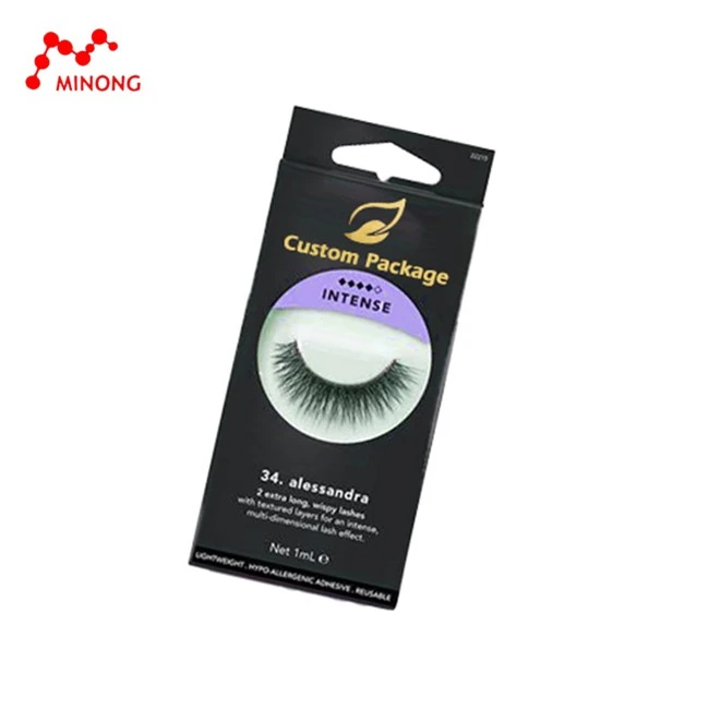 False eyelashes paper box suppliers china